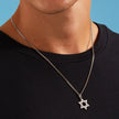 Star Of David Pendant - Platinum