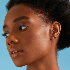 Star Stud Earrings - Gold 24k