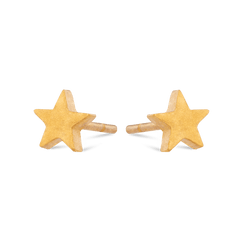 Star Stud Earrings - Gold 24k
