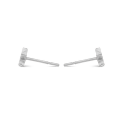 Star Stud Earrings - Platinum