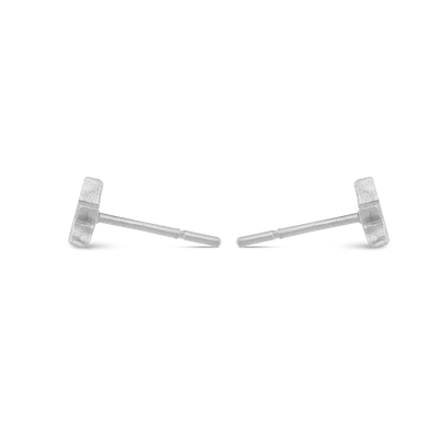 Star Stud Earrings - Platinum