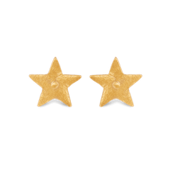 Star Stud Earrings - Gold 24k