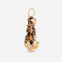 Statement Leopard Ball Pendant