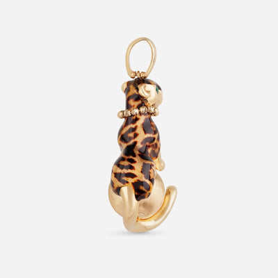 Statement Leopard Ball Pendant