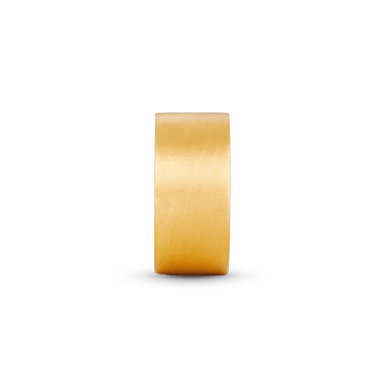 Statement Wide Flat Ring - Gold 18k