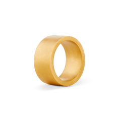 Statement Wide Flat Ring - Gold 24k