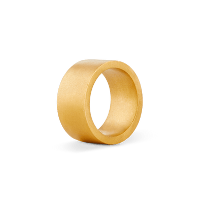 Statement Wide Flat Ring - Gold 24k