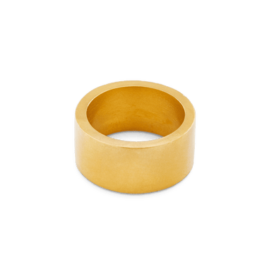 Statement Wide Flat Ring - Gold 18k