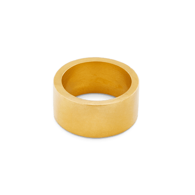 Statement Wide Flat Ring - Gold 24k