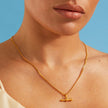 T-Bar Pendant - Gold 18k