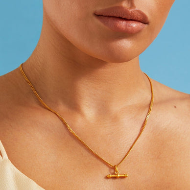 T-Bar Pendant - Gold 18k