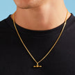 T-Bar Pendant - Gold 18k