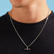 T-Bar Pendant - Silver
