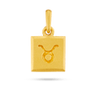 Taurus Zodiac Pendant - Gold 24k