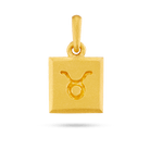 Taurus zodiac pendant