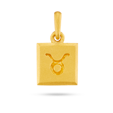 Taurus Zodiac Pendant - Gold 24k