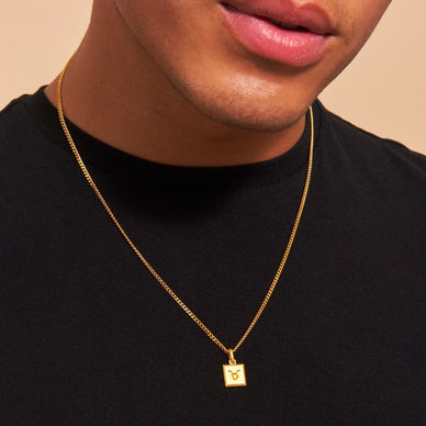 Taurus Zodiac Pendant - Gold 24k