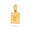 Taurus Zodiac Pendant - Gold 24k