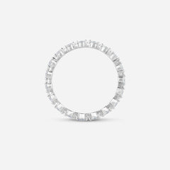 Thin Floating Diamond Ring - Colour D/VVS