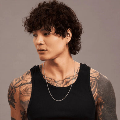 Trio Bead Stud Earrings - Silver