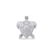 Turtle Charm - Platinum