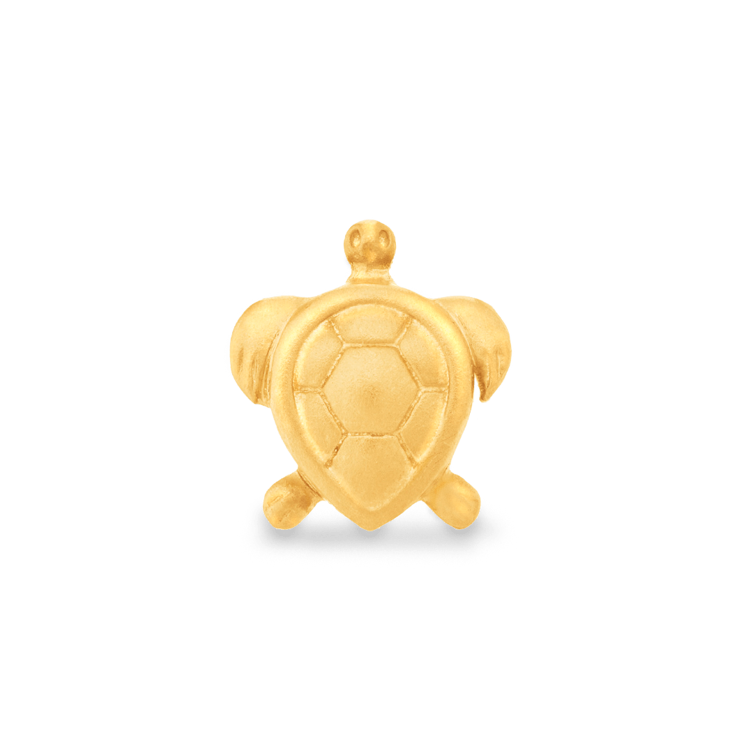 Turtle Charm - Platinum