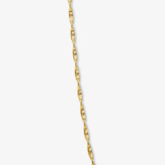 Twisted Chain Necklace - Gold 18k