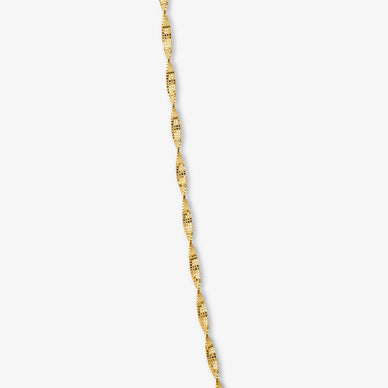 Twisted Chain Bracelet - Gold 18k