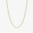 Twisted Chain Necklace - Gold 18k