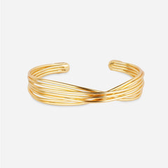 Twisted Multi Wire Adjustable Cuff