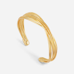 Twisted Multi Wire Adjustable Cuff