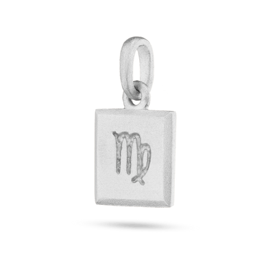 Virgo Zodiac Pendant - Silver