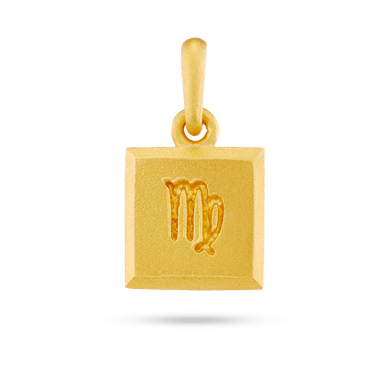 Virgo Zodiac Pendant - Gold 24k