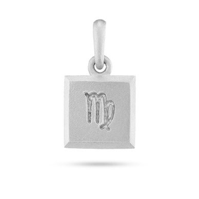 Virgo Zodiac Pendant - Silver