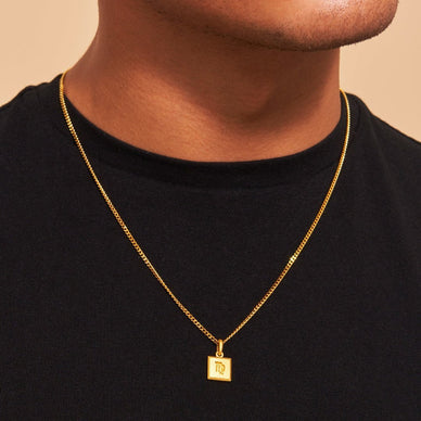 Virgo Zodiac Pendant - Gold 24k