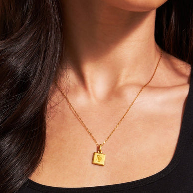 Virgo Zodiac Pendant - Gold 24k