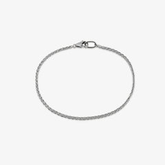 Wheat Chain Bracelet - Platinum