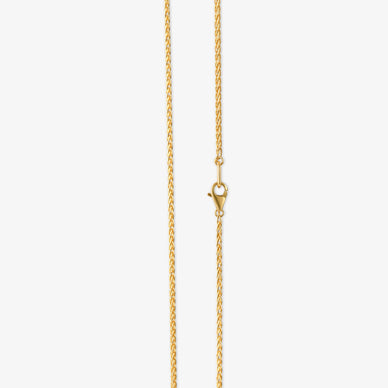 Wheat Chain Necklace - Gold 18k