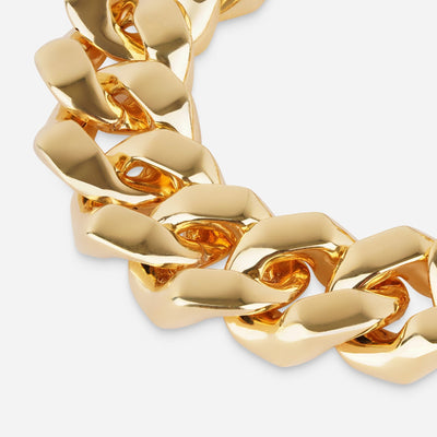 Wide Curb Chain Bracelet