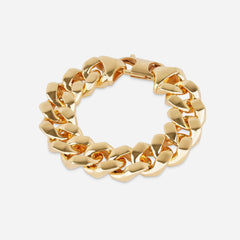 Wide Curb Chain Bracelet