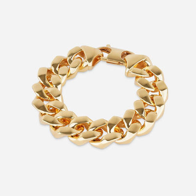 Wide Curb Chain Bracelet