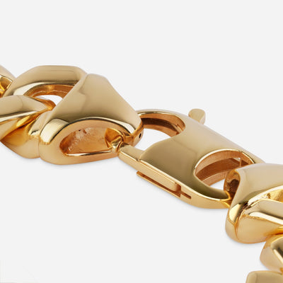 Wide Curb Chain Bracelet