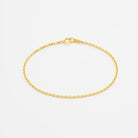 Wide diamond cut cable chain bracelet
