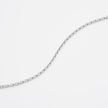 Wide Diamond Cut Cable Chain Bracelet - Platinum