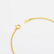Wide Diamond Cut Cable Chain Bracelet - Gold 24k