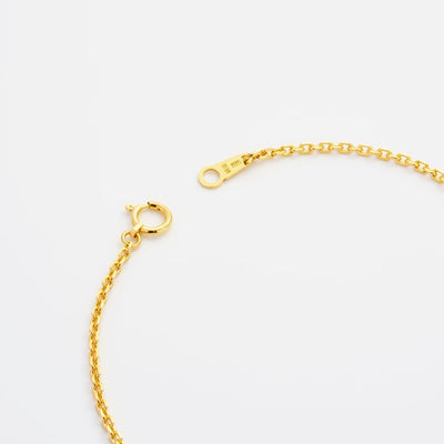 Wide Diamond Cut Cable Chain Bracelet - Gold 24k