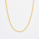 Wide diamond cut cable chain necklace
