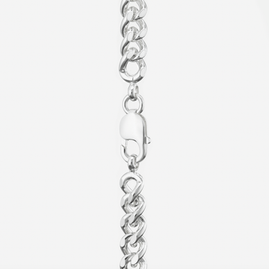 Wide Filed Curb Chain Necklace