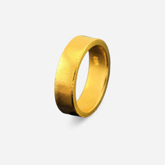 Wide Flat Band Ring