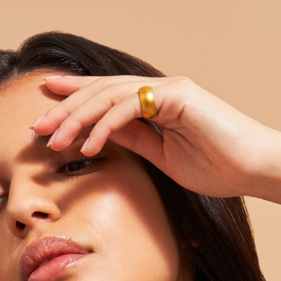 Wide Ring - Gold 24k